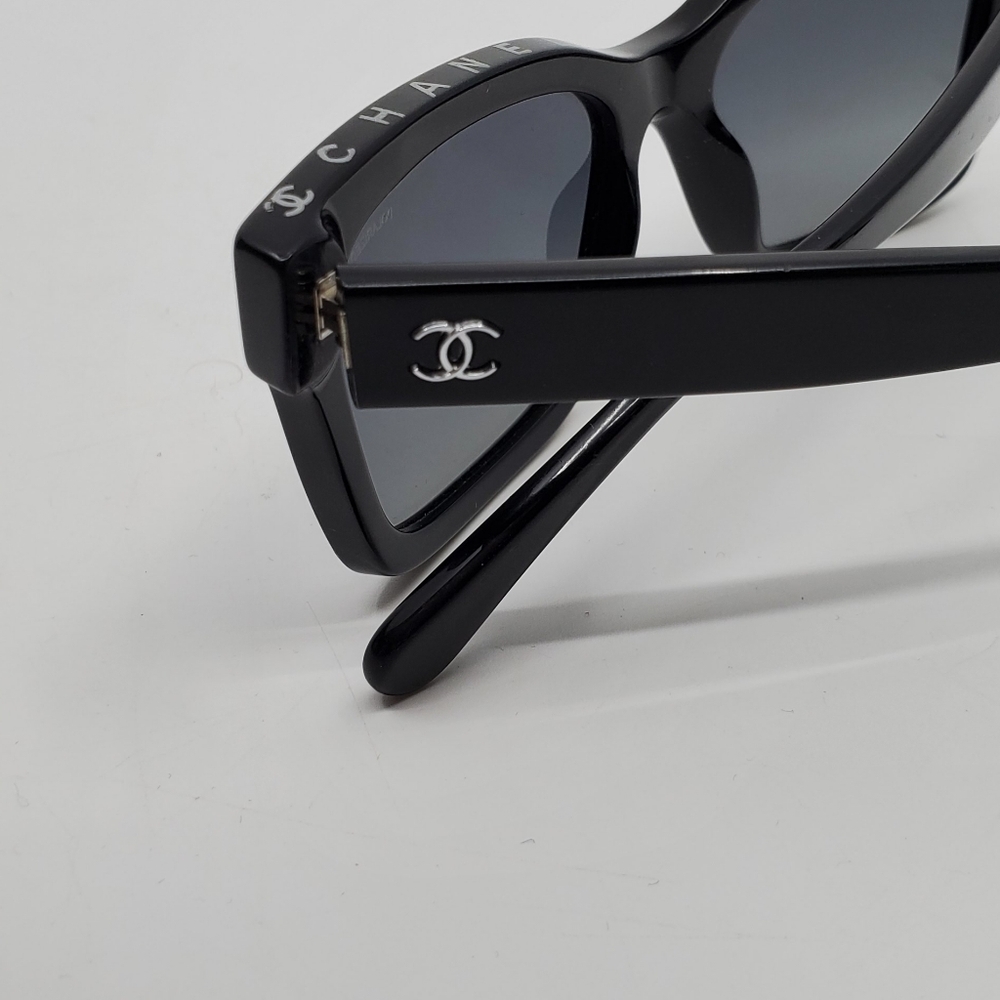 Chanel Square Logo Polarized Sunglasses. - Picture 8 of 11